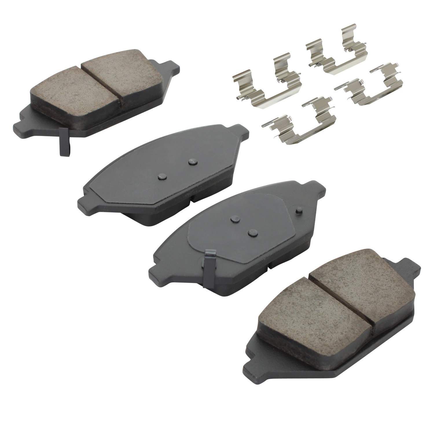 Angle View of Front Disc Brake Pad Set MPA 1003-1864C