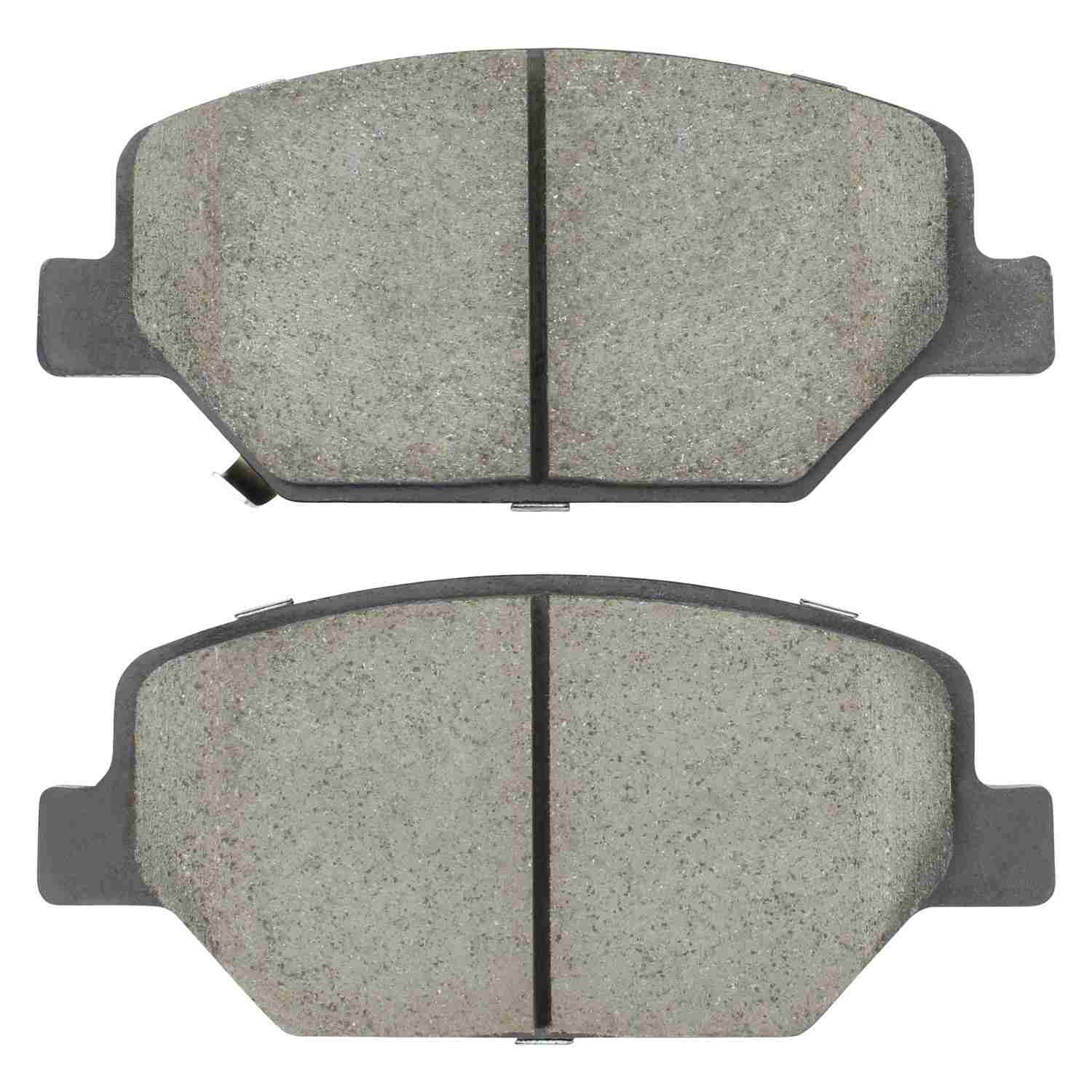 Front View of Front Disc Brake Pad Set MPA 1003-1886C