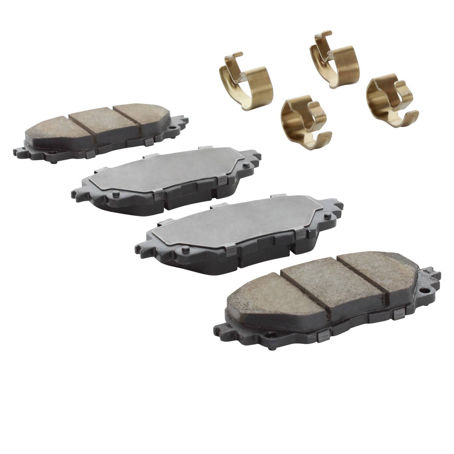 Angle View of Front Disc Brake Pad Set MPA 1003-1903C