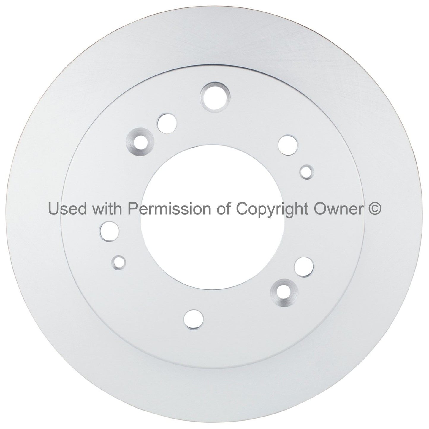 Front View of Rear Disc Brake Rotor MPA BR31701G