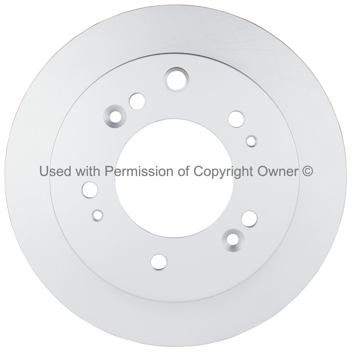 Front View of Rear Disc Brake Rotor MPA BR31701G