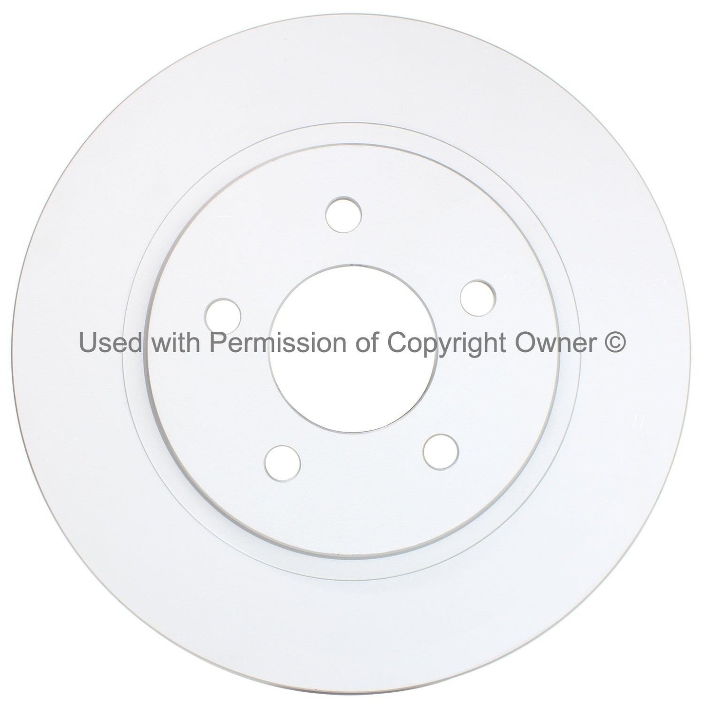 Front View of Rear Disc Brake Rotor MPA BR42136G