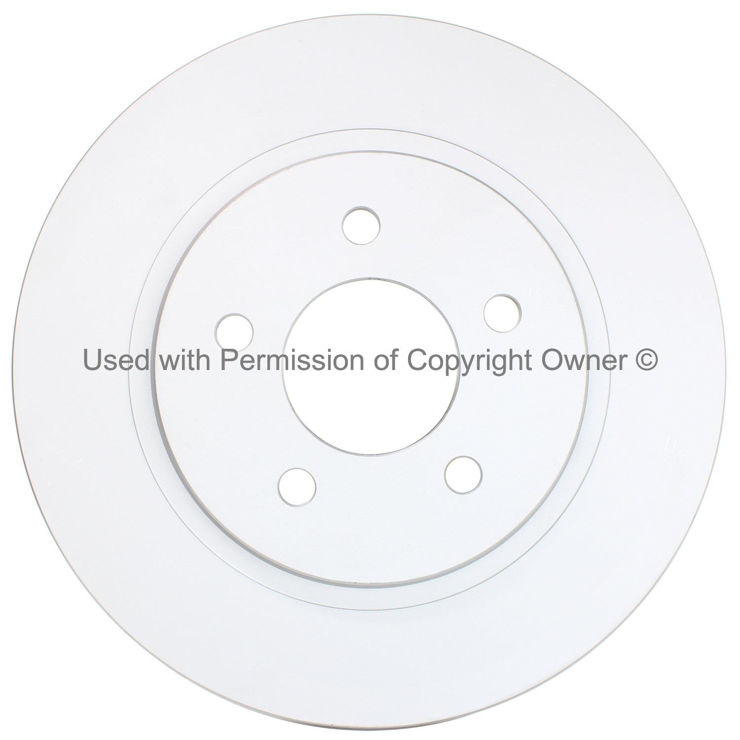 Front View of Rear Disc Brake Rotor MPA BR42136G