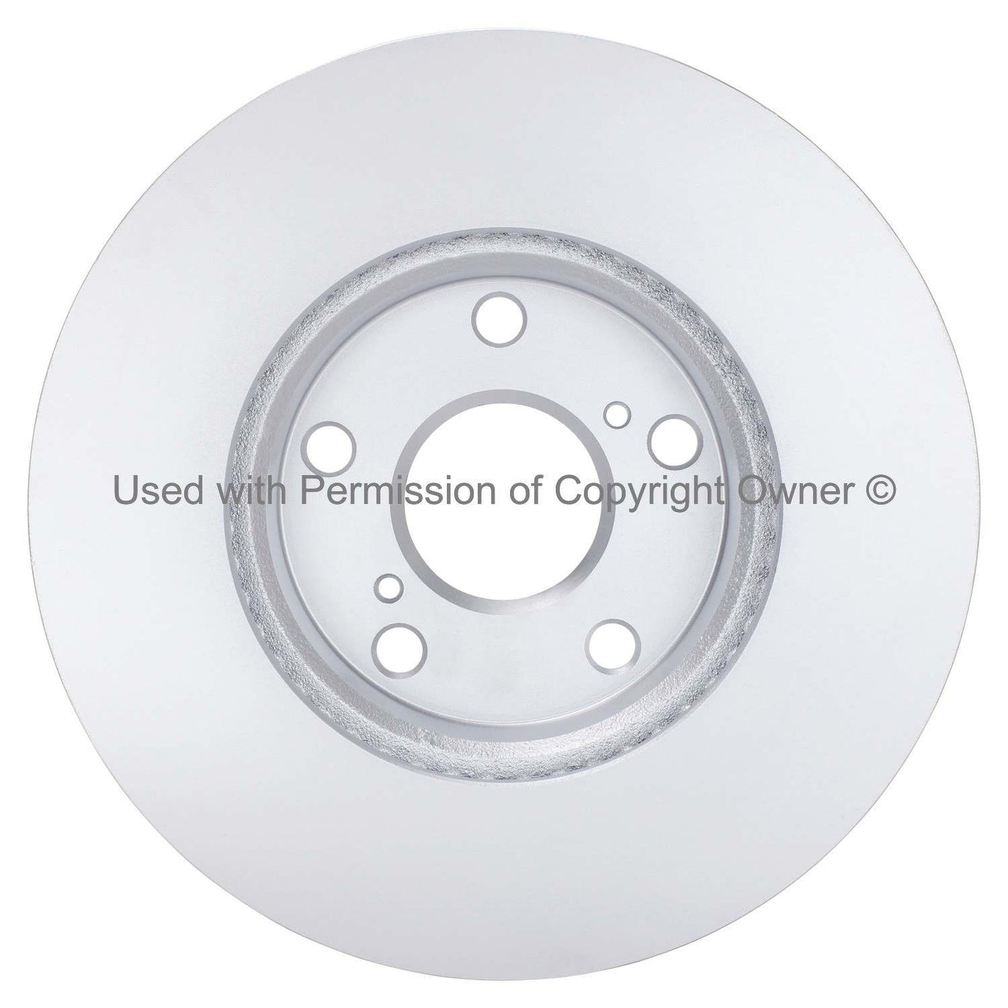 Back View of Front Disc Brake Rotor MPA BR44586G