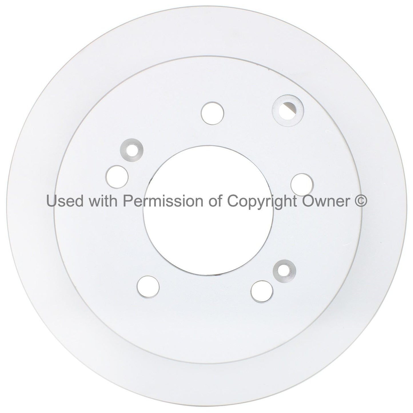 Front View of Rear Disc Brake Rotor MPA BR44687G