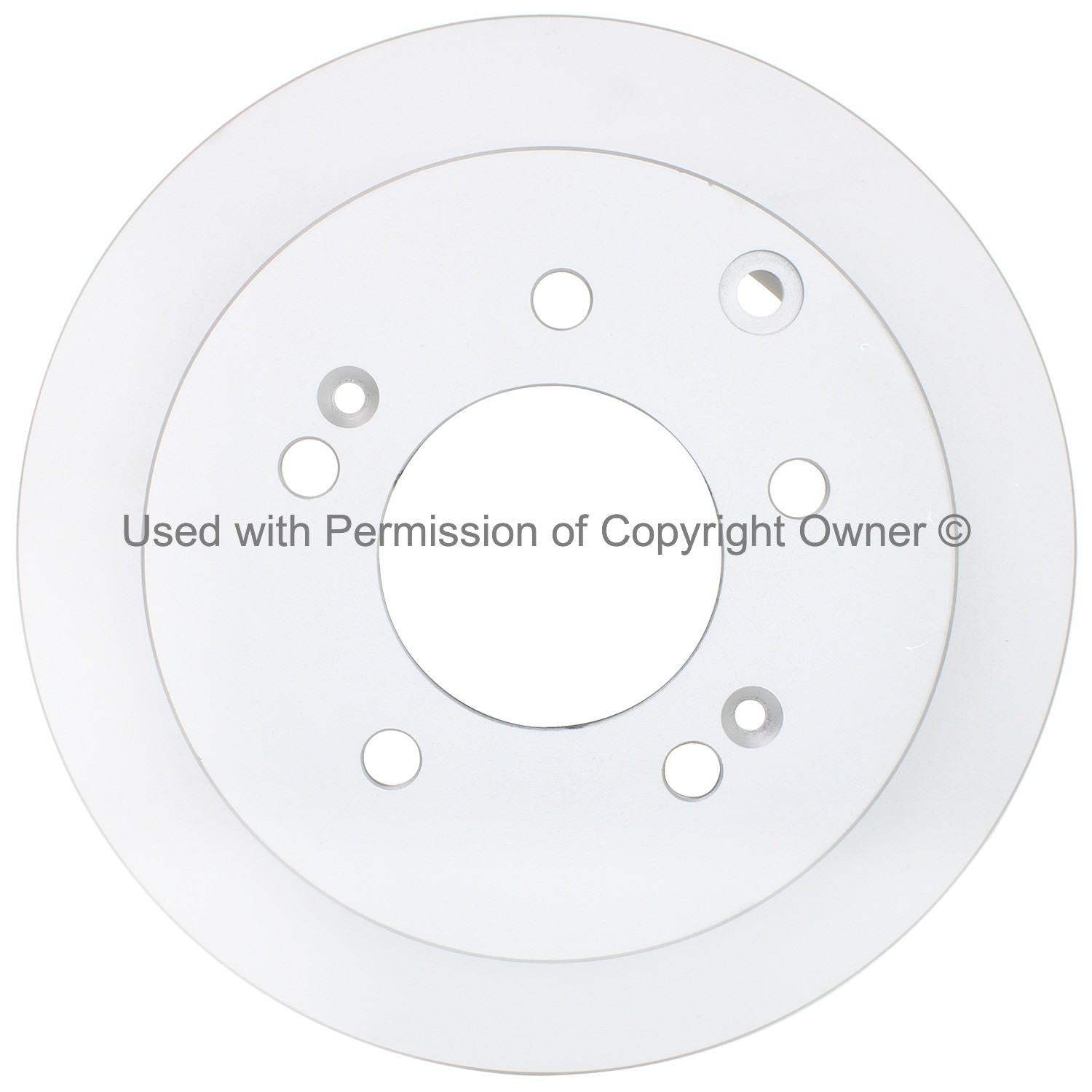 Front View of Rear Disc Brake Rotor MPA BR44687G