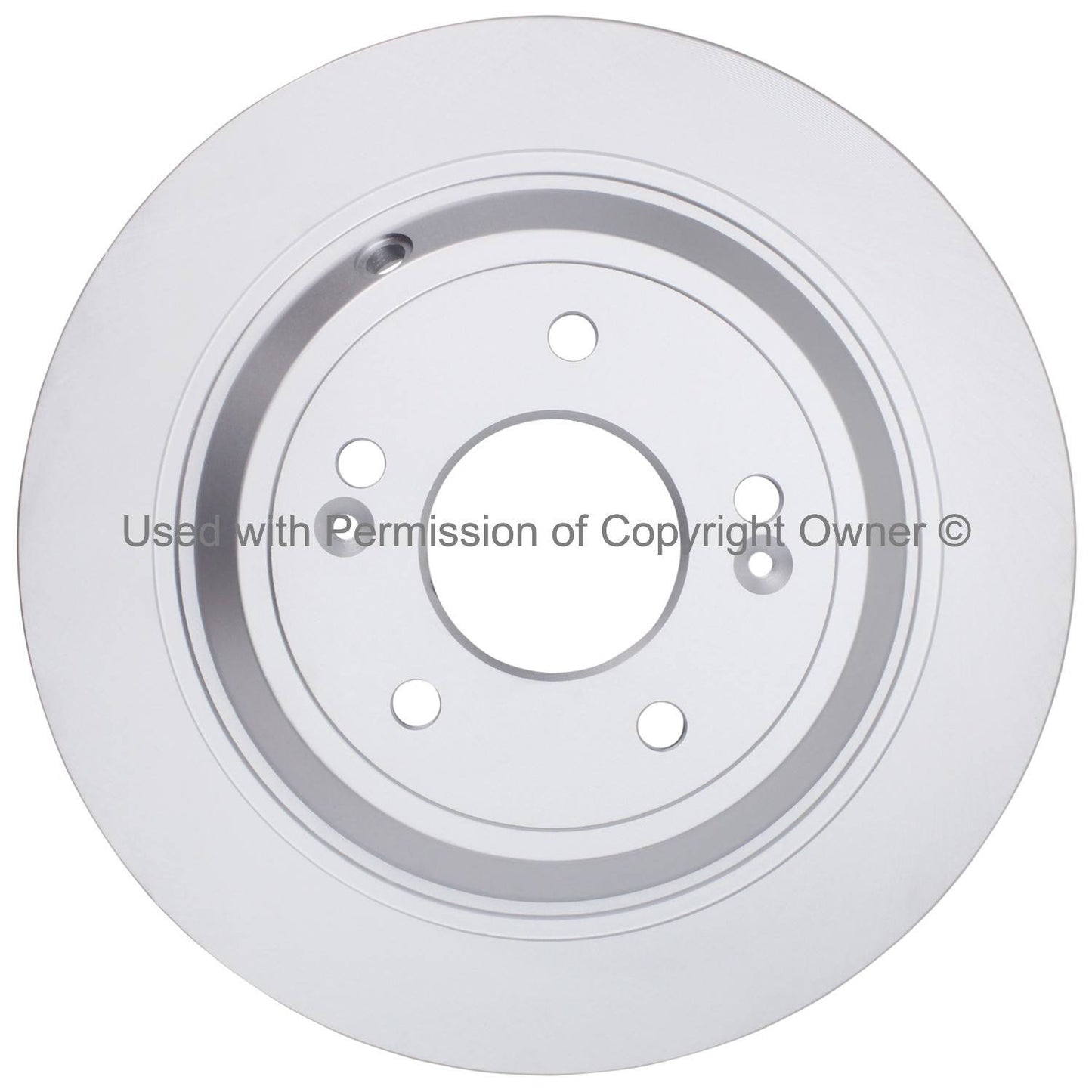 Front View of Rear Disc Brake Rotor MPA BR44724G