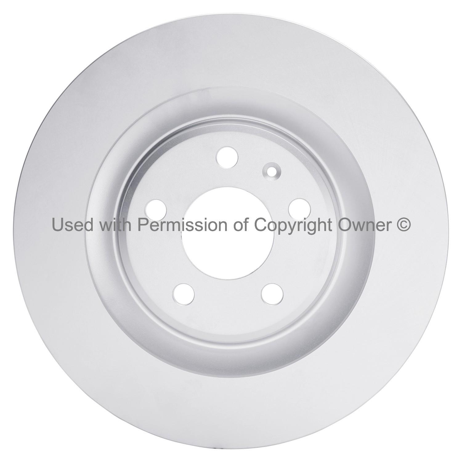 Front View of Rear Disc Brake Rotor MPA BR45572G