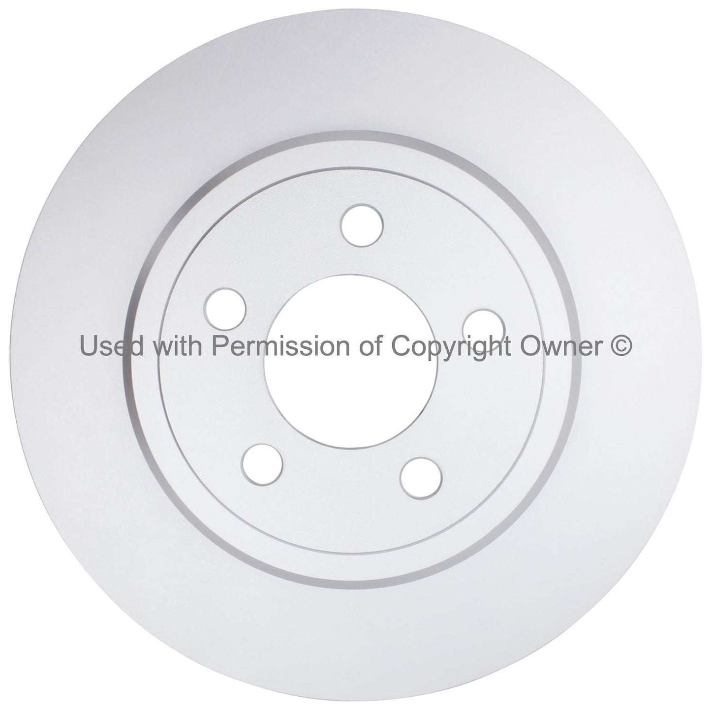 Front View of Rear Disc Brake Rotor MPA BR53024G