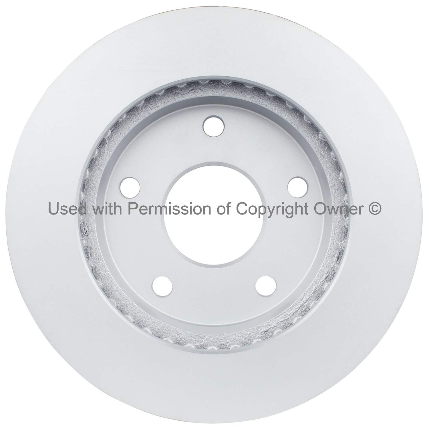 Back View of Front Disc Brake Rotor MPA BR5365G