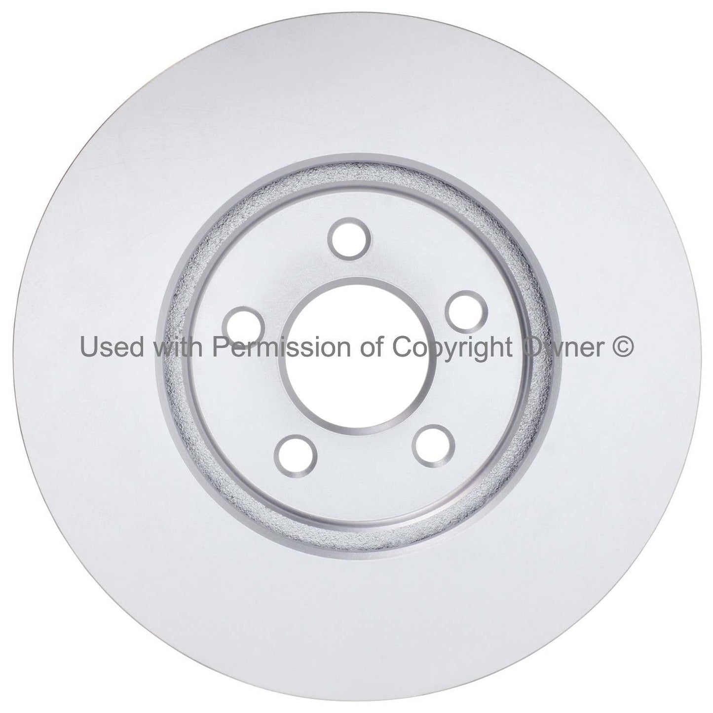 Back View of Front Disc Brake Rotor MPA BR5381G