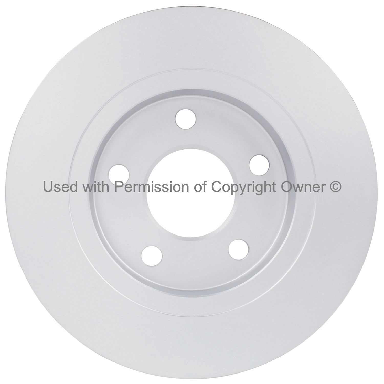 Back View of Rear Disc Brake Rotor MPA BR54025G