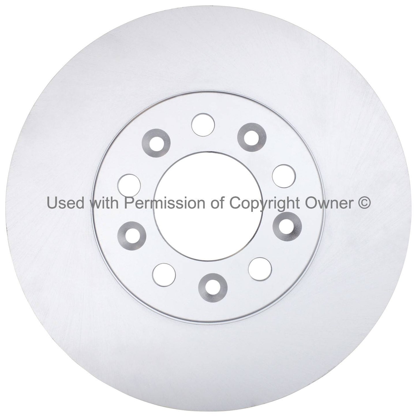 Front View of Front Disc Brake Rotor MPA BR54070G