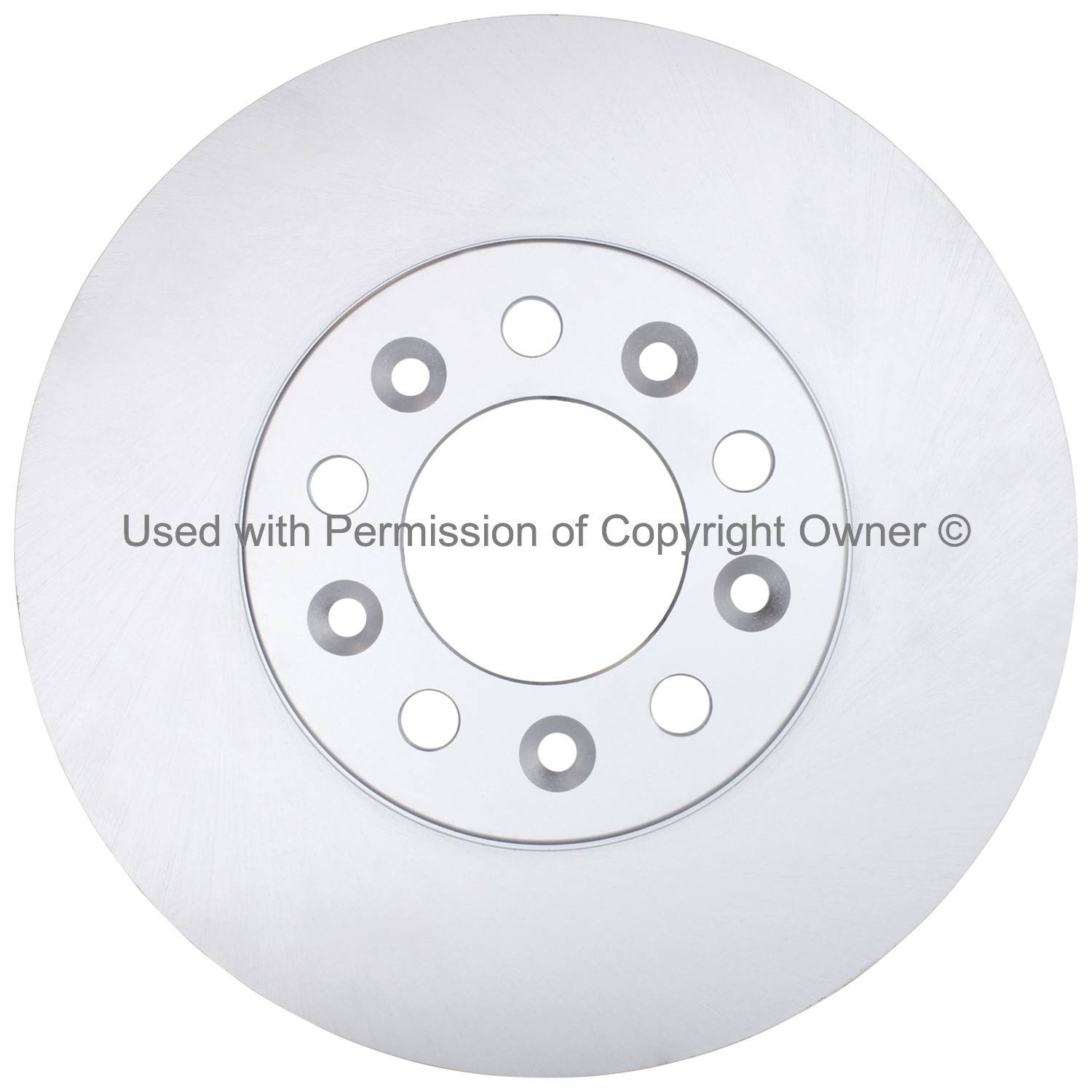 Front View of Front Disc Brake Rotor MPA BR54070G