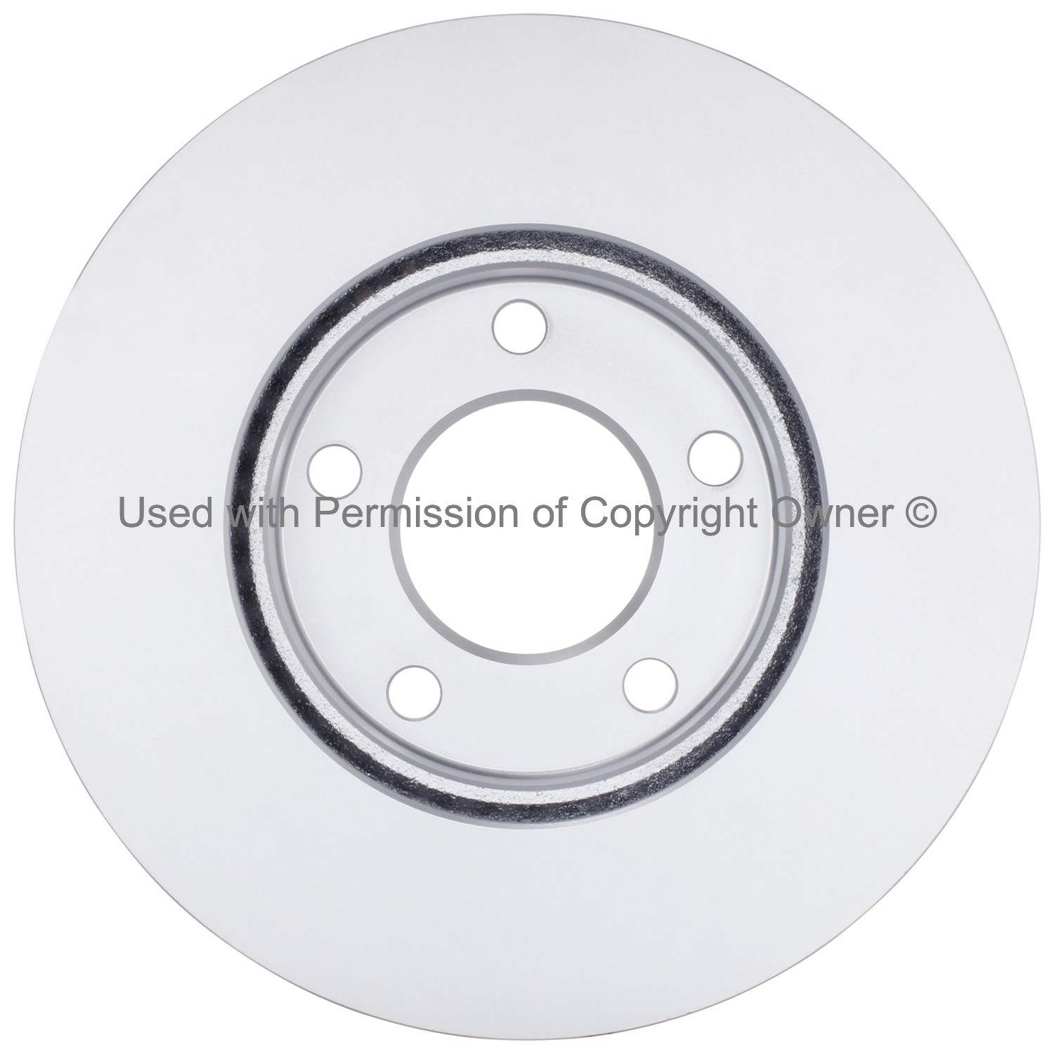 Back View of Front Disc Brake Rotor MPA BR54093G