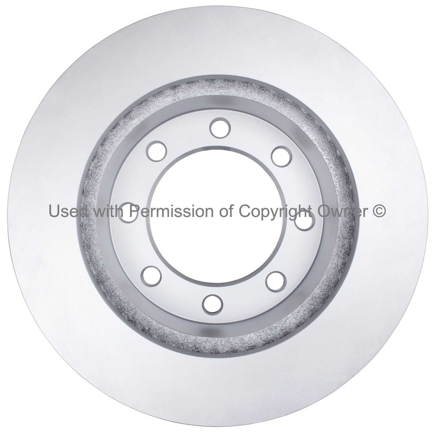 Back View of Front Disc Brake Rotor MPA BR54124G