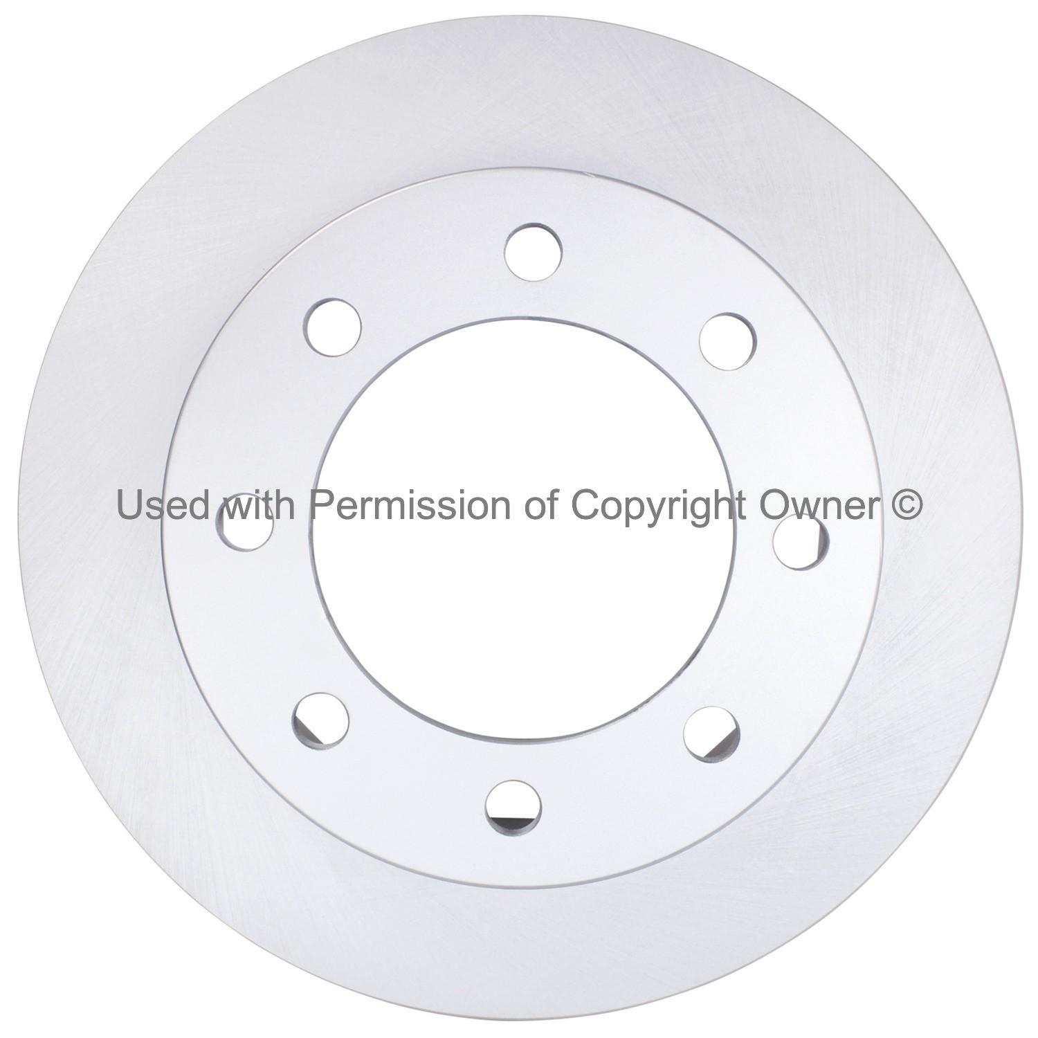 Front View of Front Disc Brake Rotor MPA BR54124G