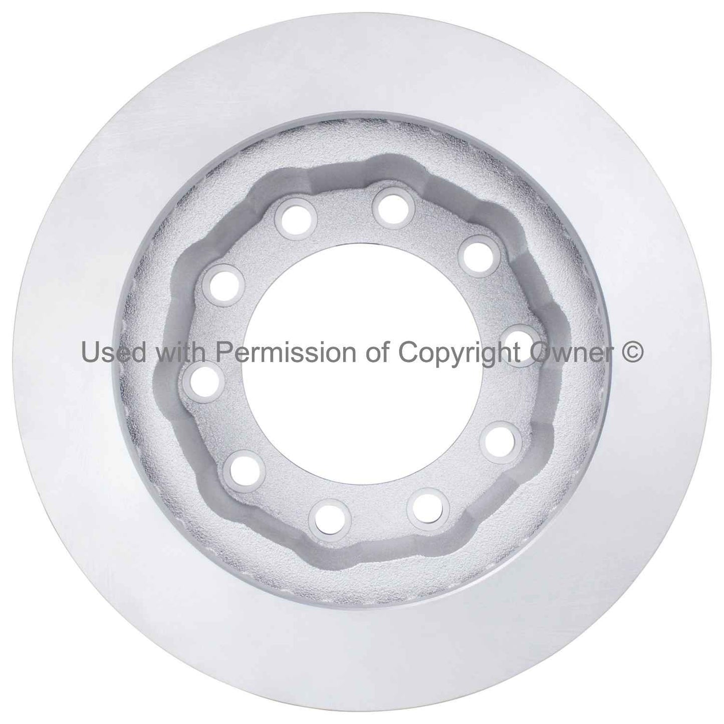 Back View of Rear Disc Brake Rotor MPA BR55003G