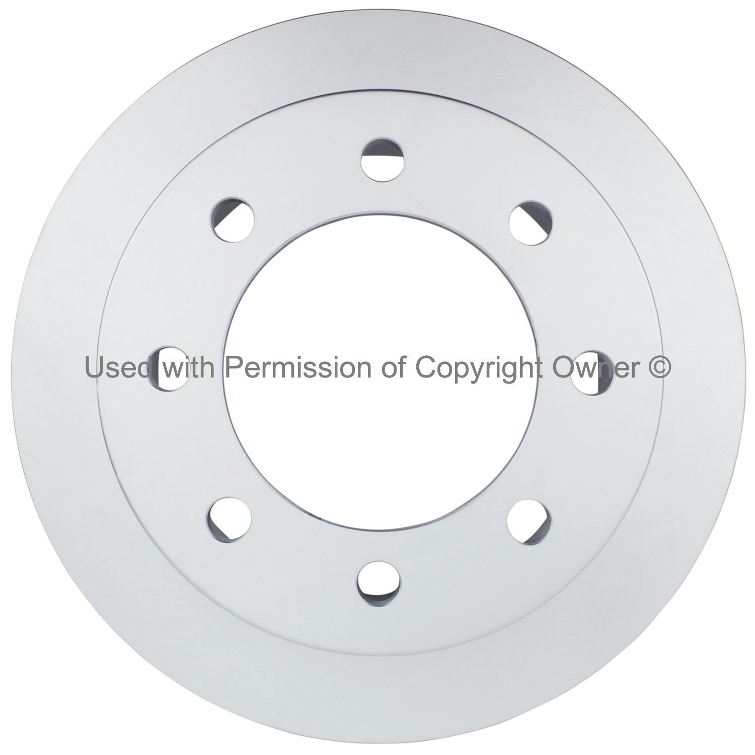 Front View of Rear Disc Brake Rotor MPA BR55055G