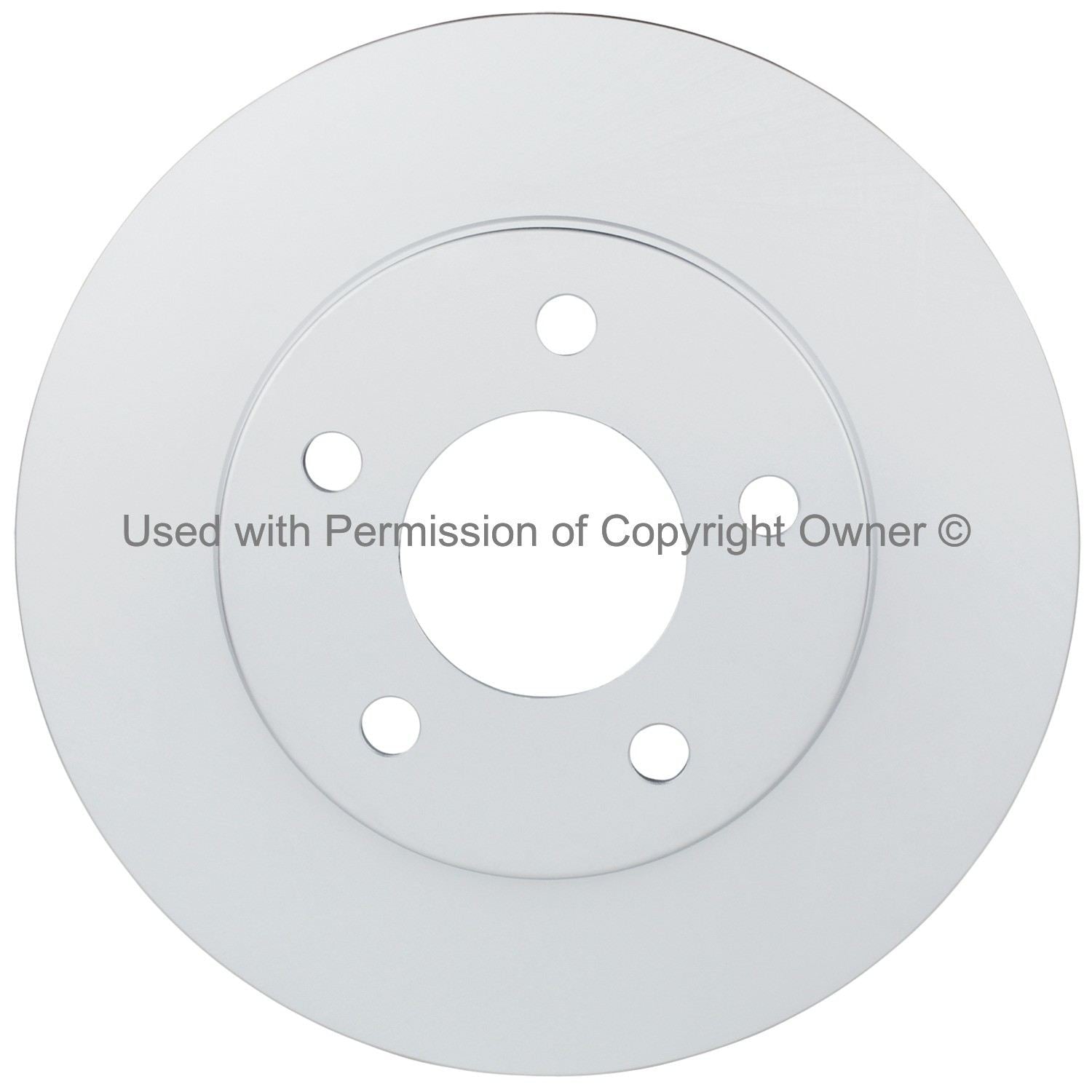 Front View of Front Disc Brake Rotor MPA BR55070G