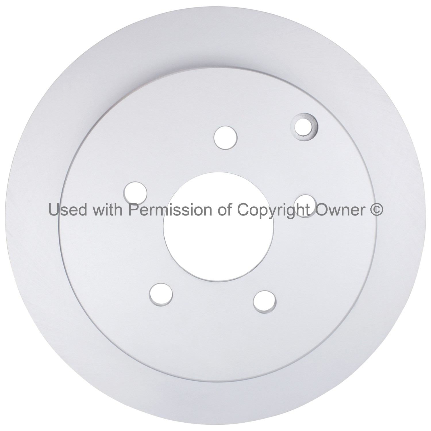 Front View of Rear Disc Brake Rotor MPA BR55078G