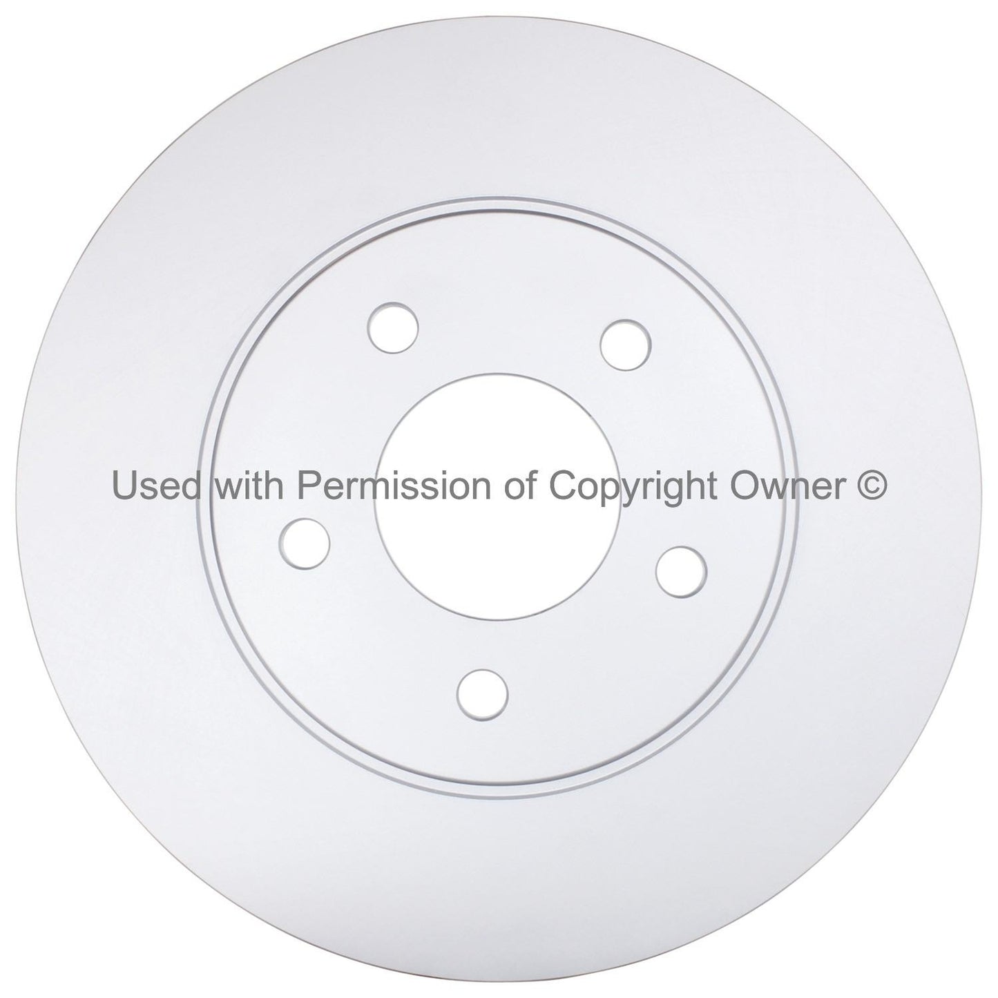 Front View of Front Disc Brake Rotor MPA BR55080G