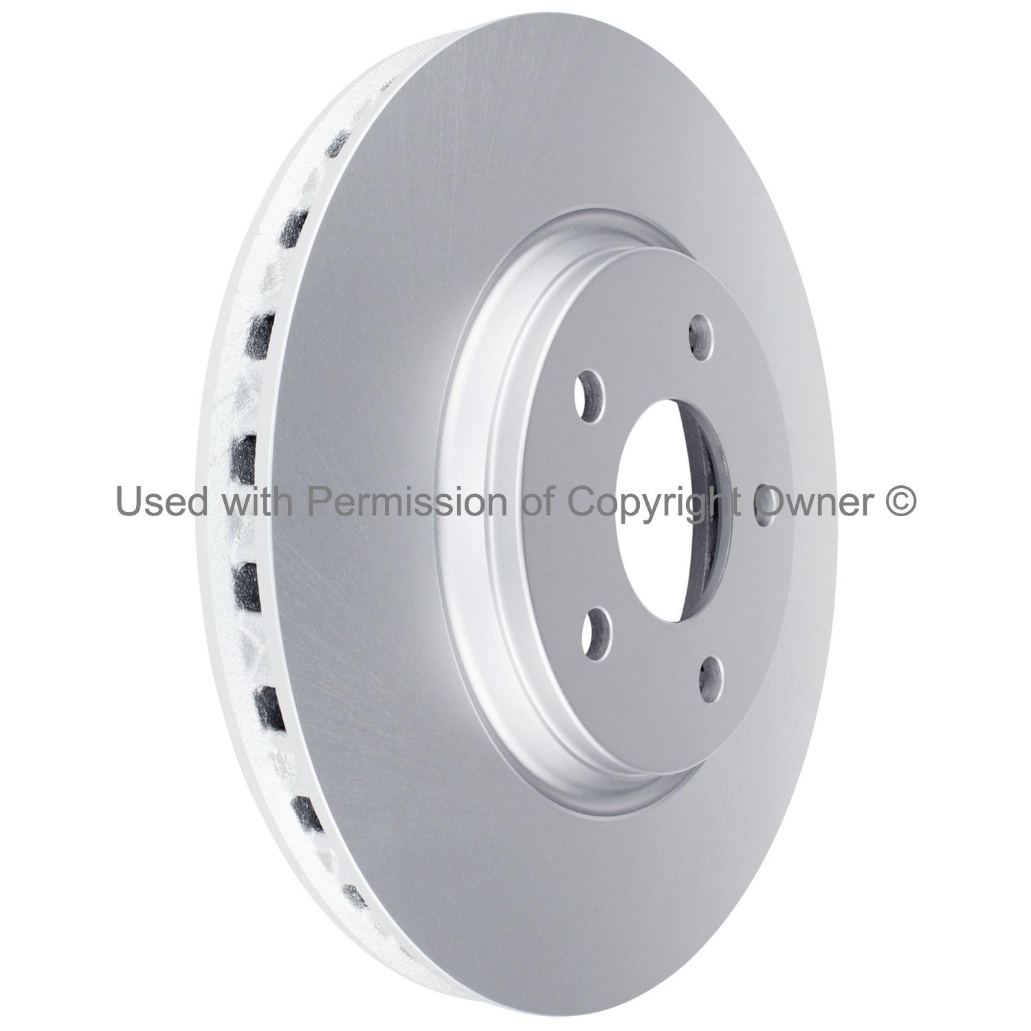 Angle View of Front Disc Brake Rotor MPA BR55093G