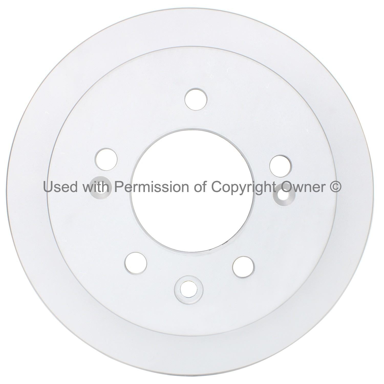 Front View of Rear Disc Brake Rotor MPA BR70101G