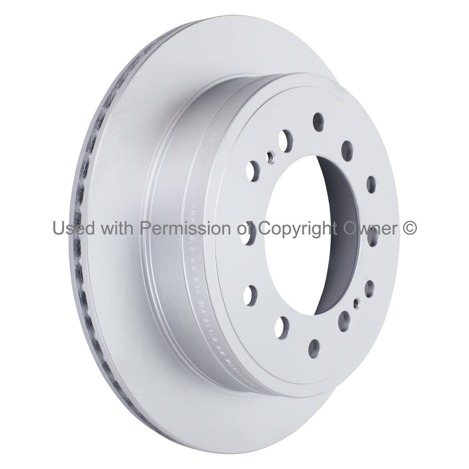 Angle View of Rear Disc Brake Rotor MPA BR71918G