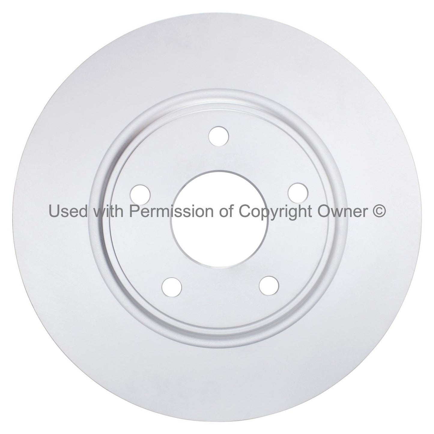 Front View of Rear Disc Brake Rotor MPA BR72175G