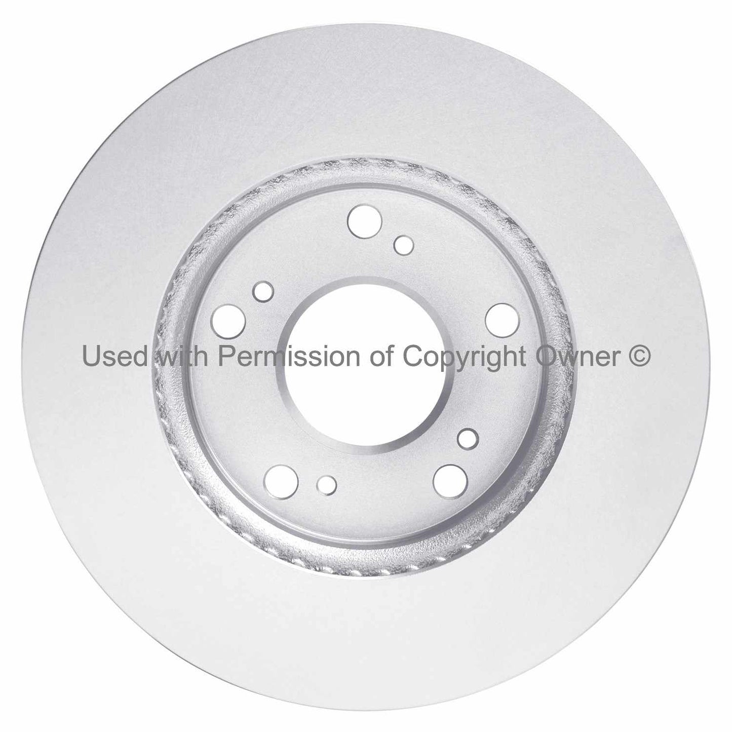 Back View of Front Disc Brake Rotor MPA BR74007G