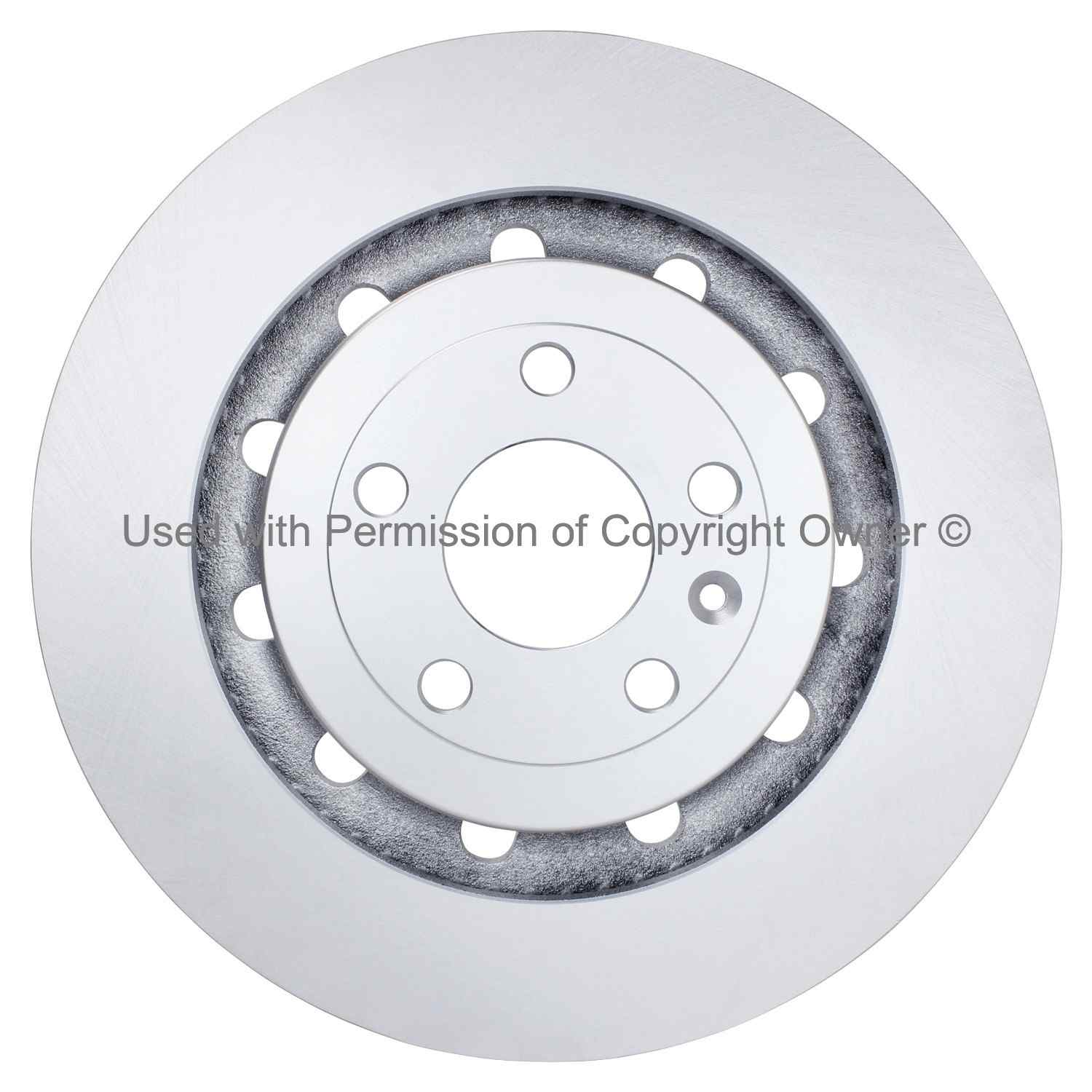 Front View of Front Disc Brake Rotor MPA BR75010G