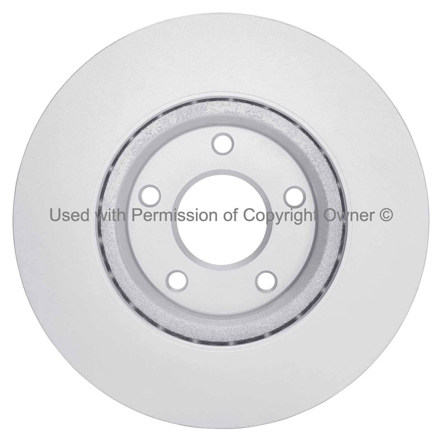 Back View of Front Disc Brake Rotor MPA BR76013G