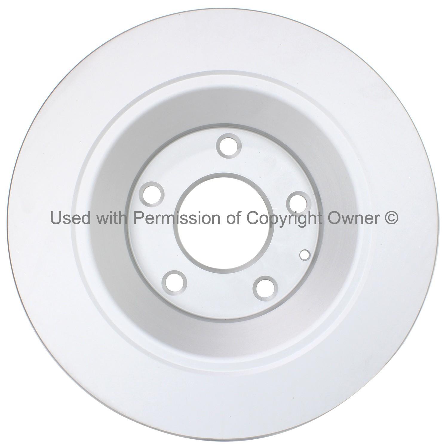 Back View of Rear Disc Brake Rotor MPA BR77105G