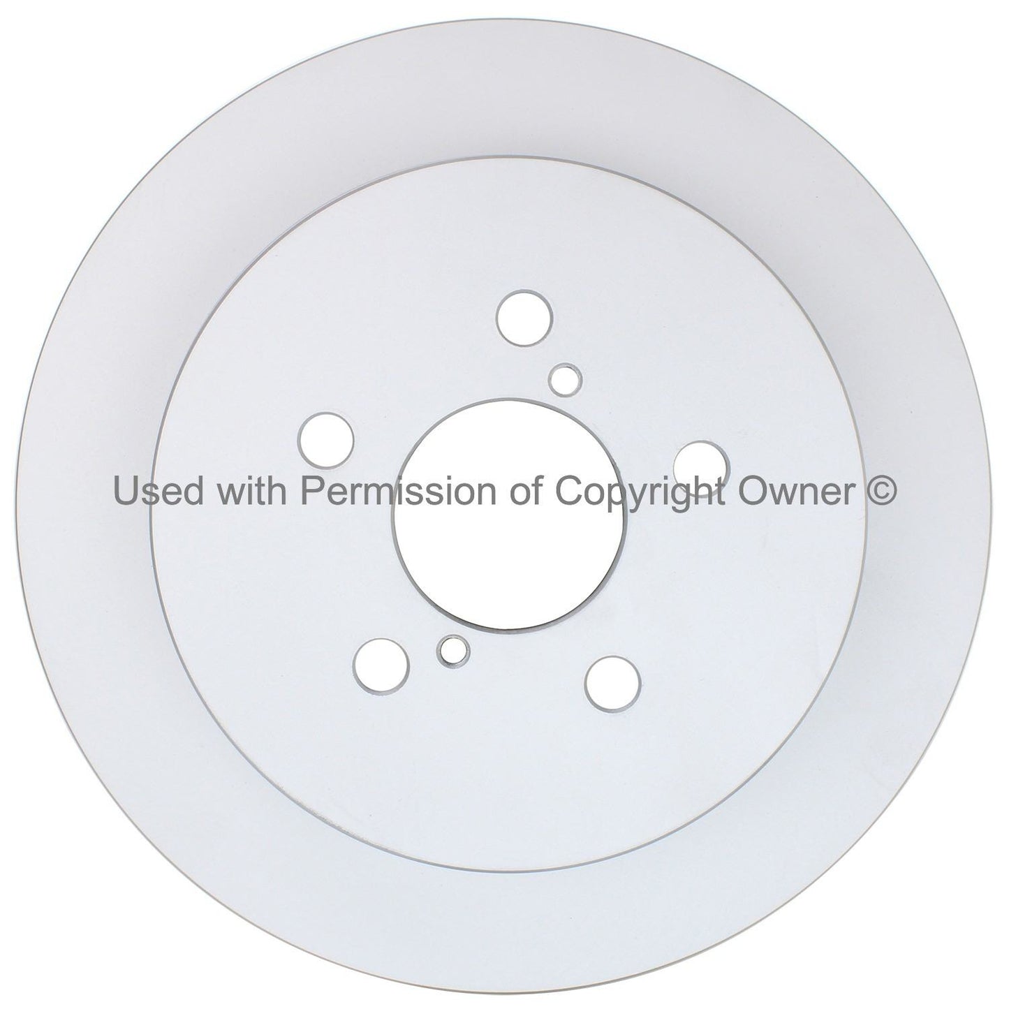 Front View of Rear Disc Brake Rotor MPA BR79501G