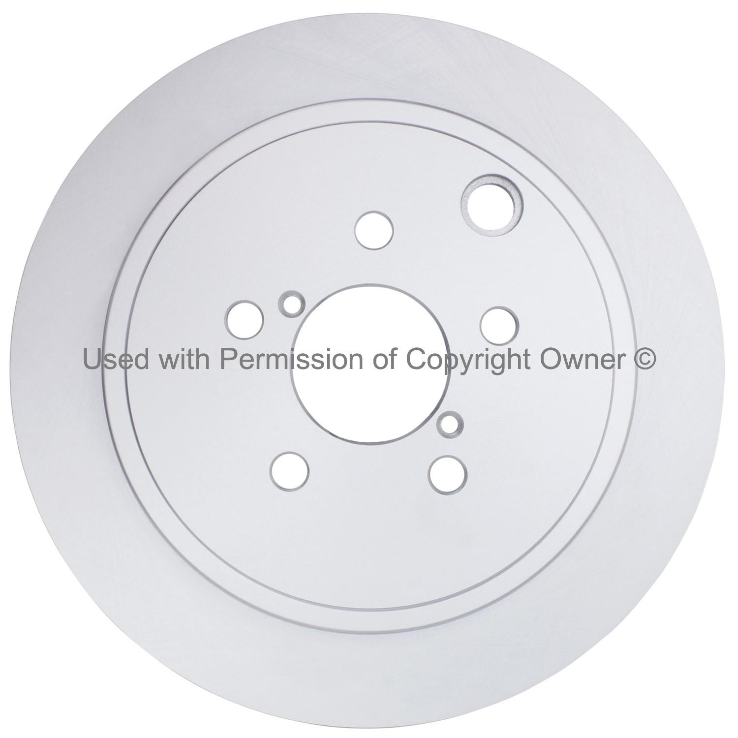 Front View of Rear Disc Brake Rotor MPA BR79502G