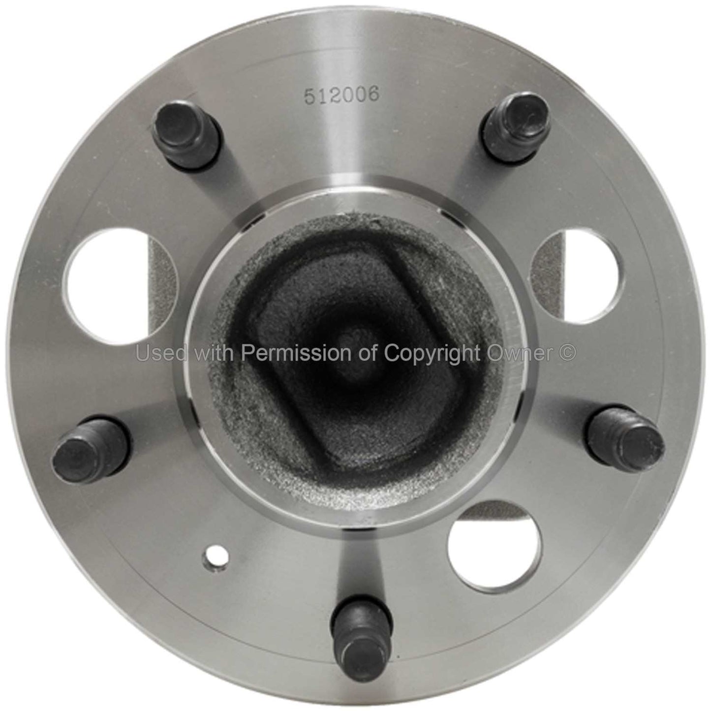 Front View of Rear Wheel Bearing and Hub Assembly MPA WH512006