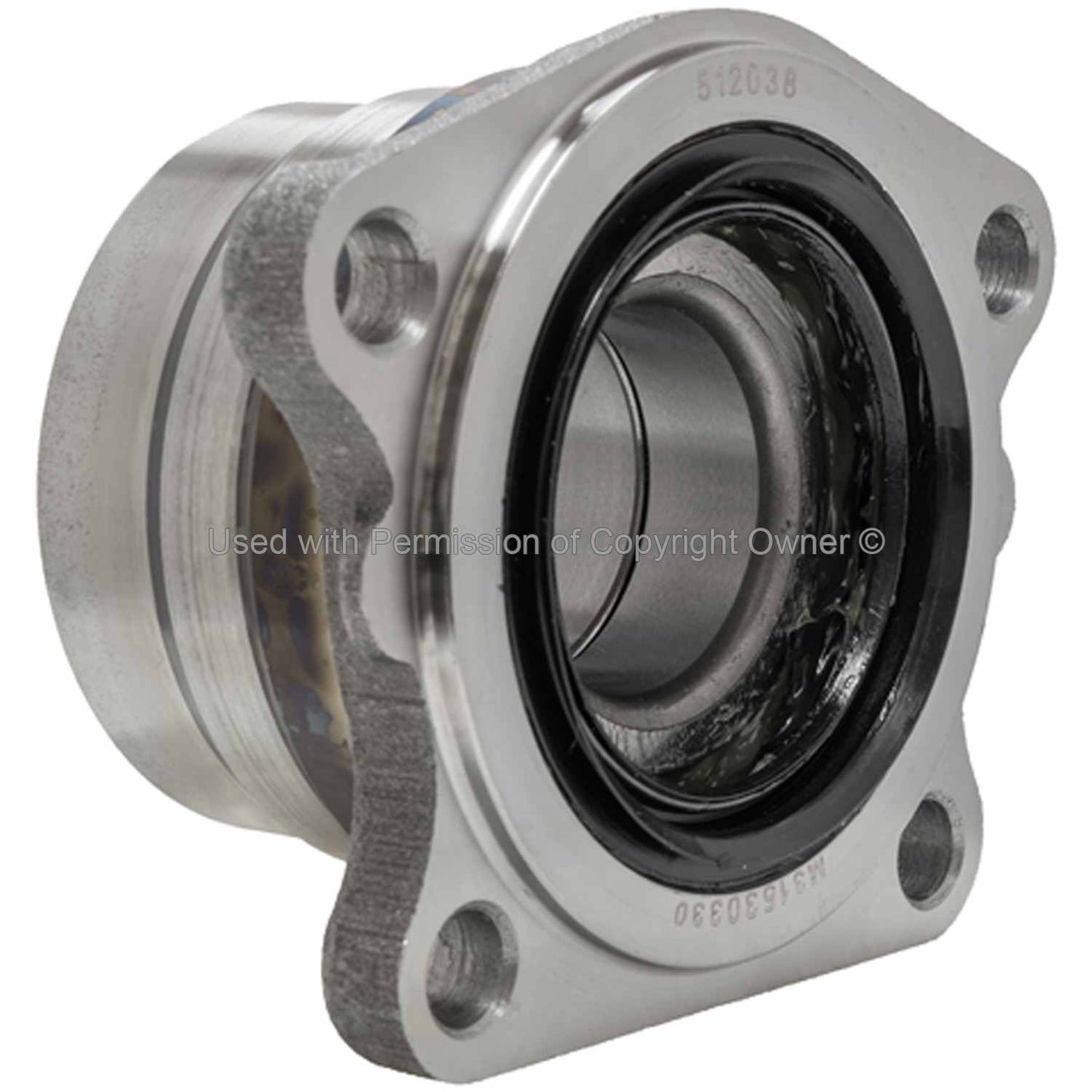 Angle View of Wheel Bearing and Hub Assembly MPA WH512038