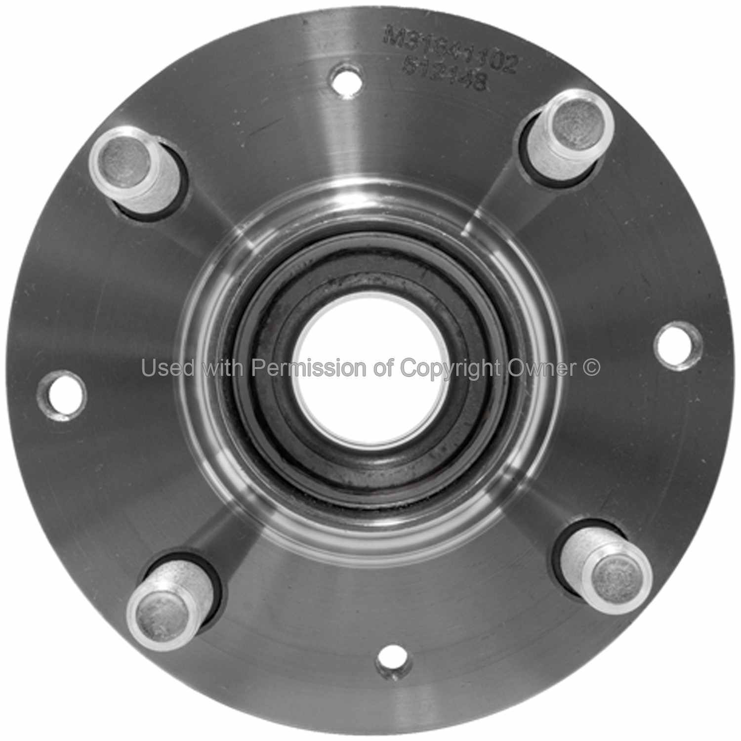 Front View of Rear Wheel Bearing and Hub Assembly MPA WH512148