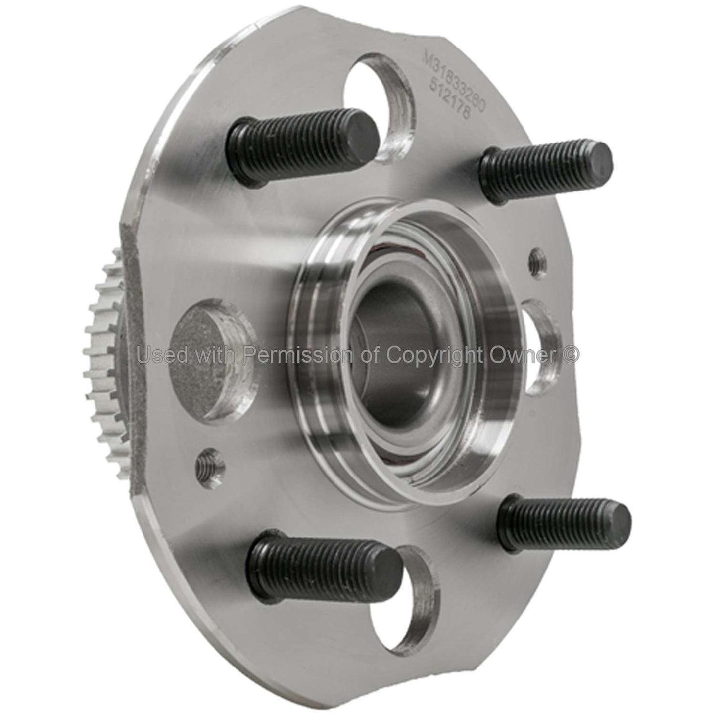 Angle View of Rear Wheel Bearing and Hub Assembly MPA WH512178