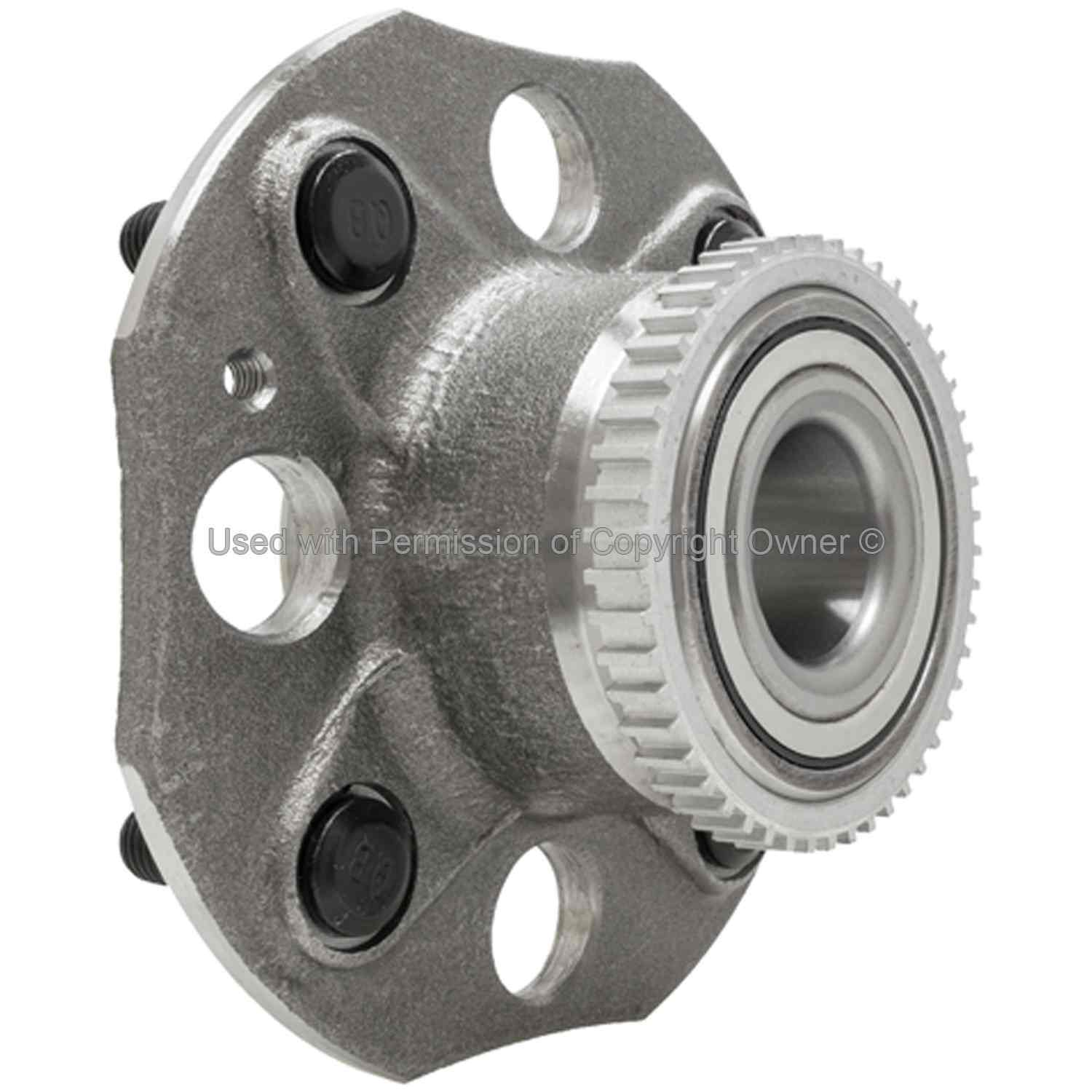 Back View of Rear Wheel Bearing and Hub Assembly MPA WH512178