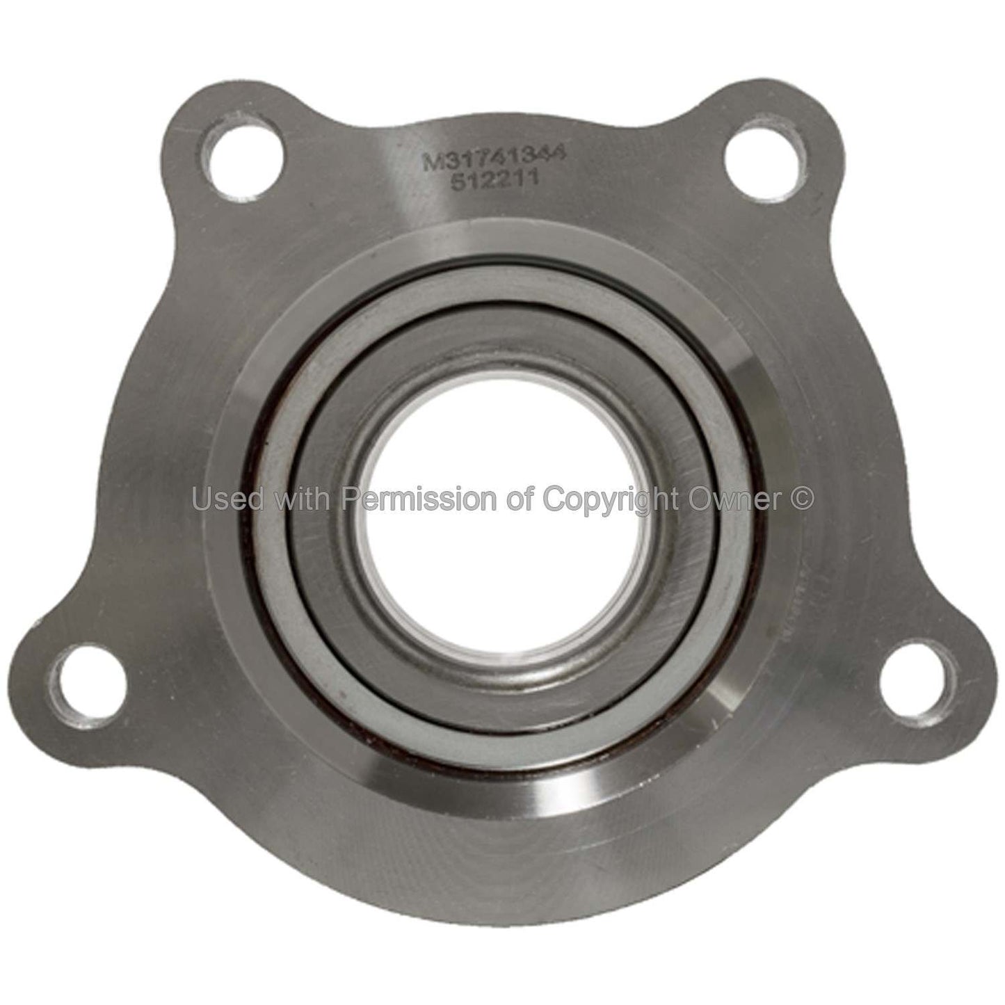 Front View of Rear Wheel Bearing and Hub Assembly MPA WH512211