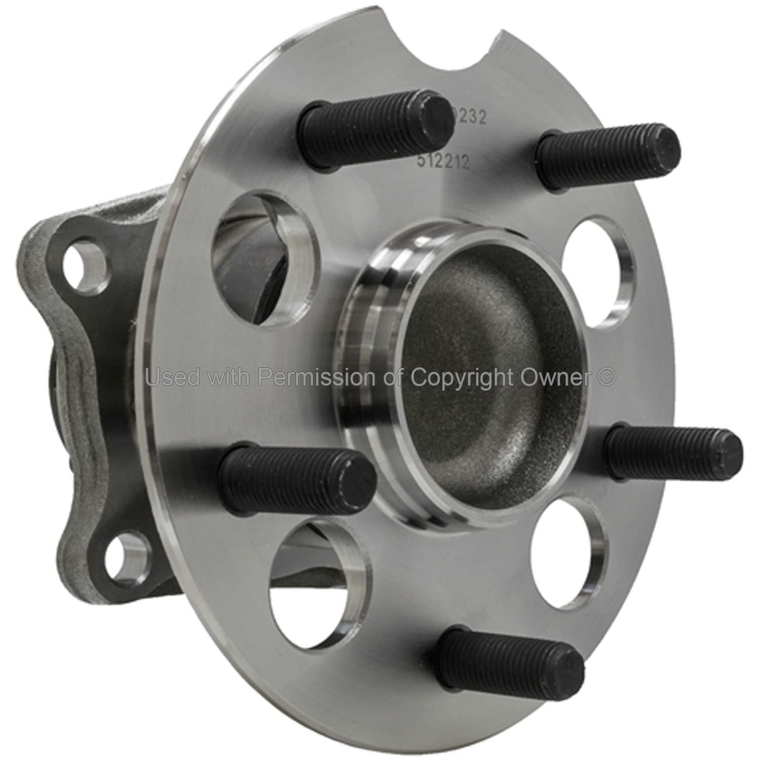 Angle View of Rear Wheel Bearing and Hub Assembly MPA WH512212