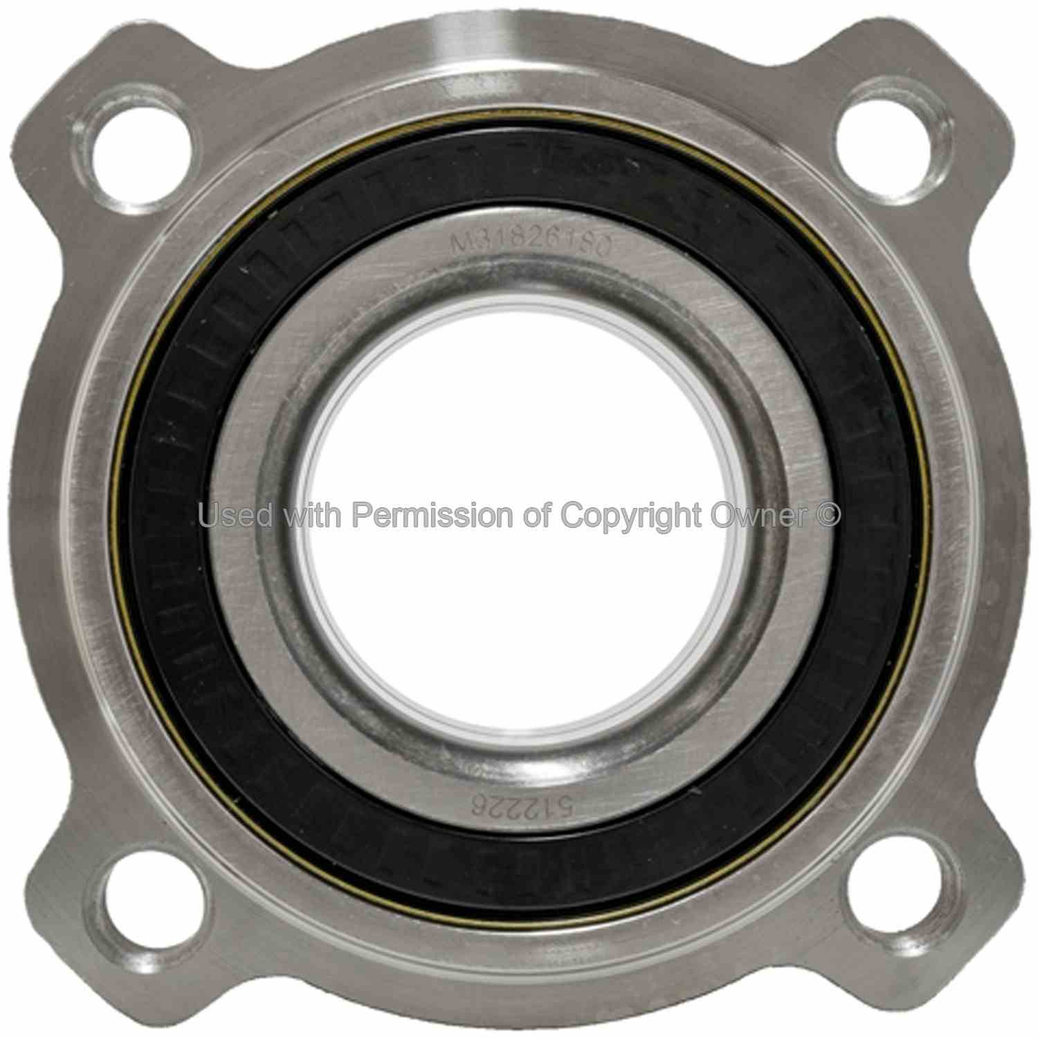 Front View of Rear Wheel Bearing and Hub Assembly MPA WH512226