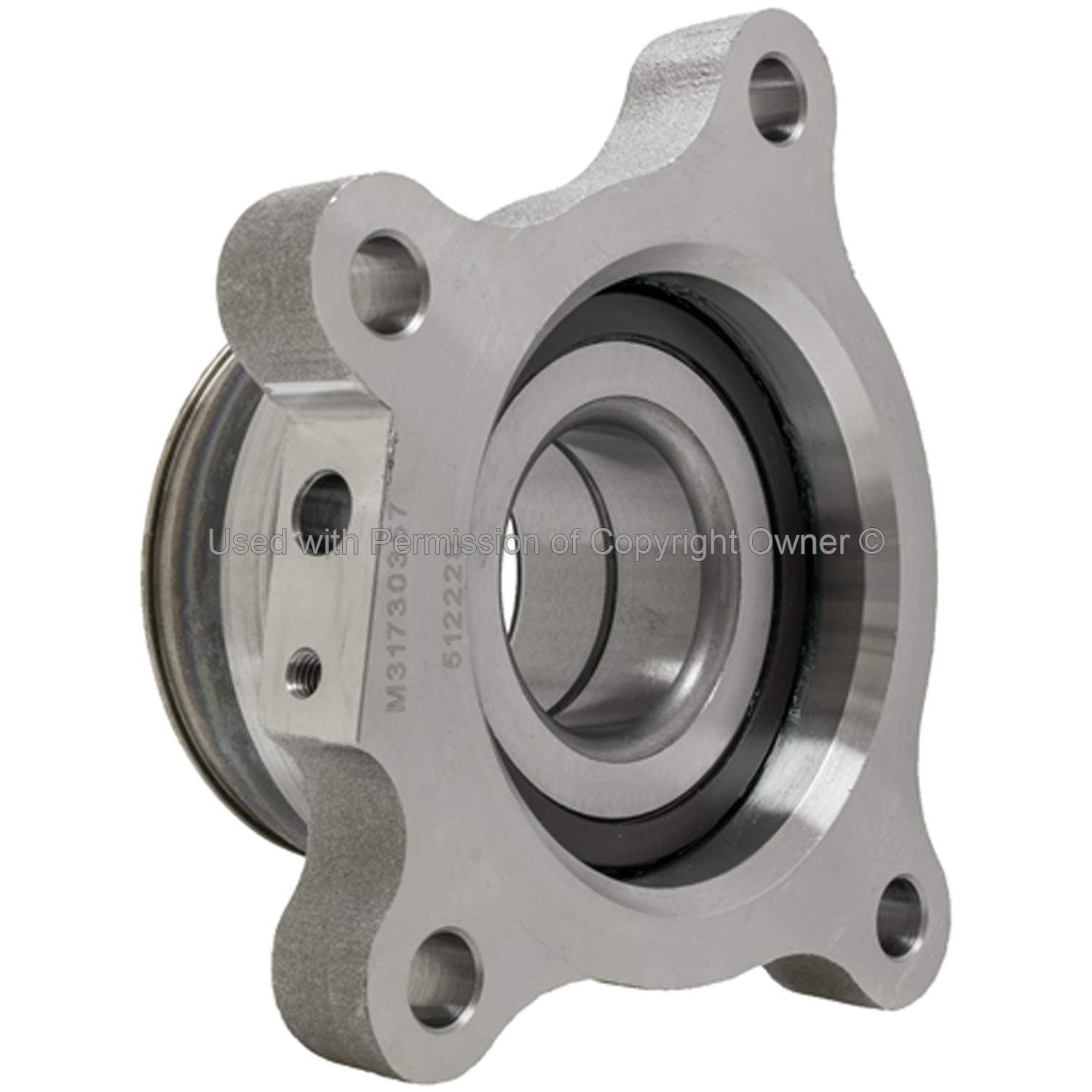 Angle View of Rear Right Wheel Bearing and Hub Assembly MPA WH512228