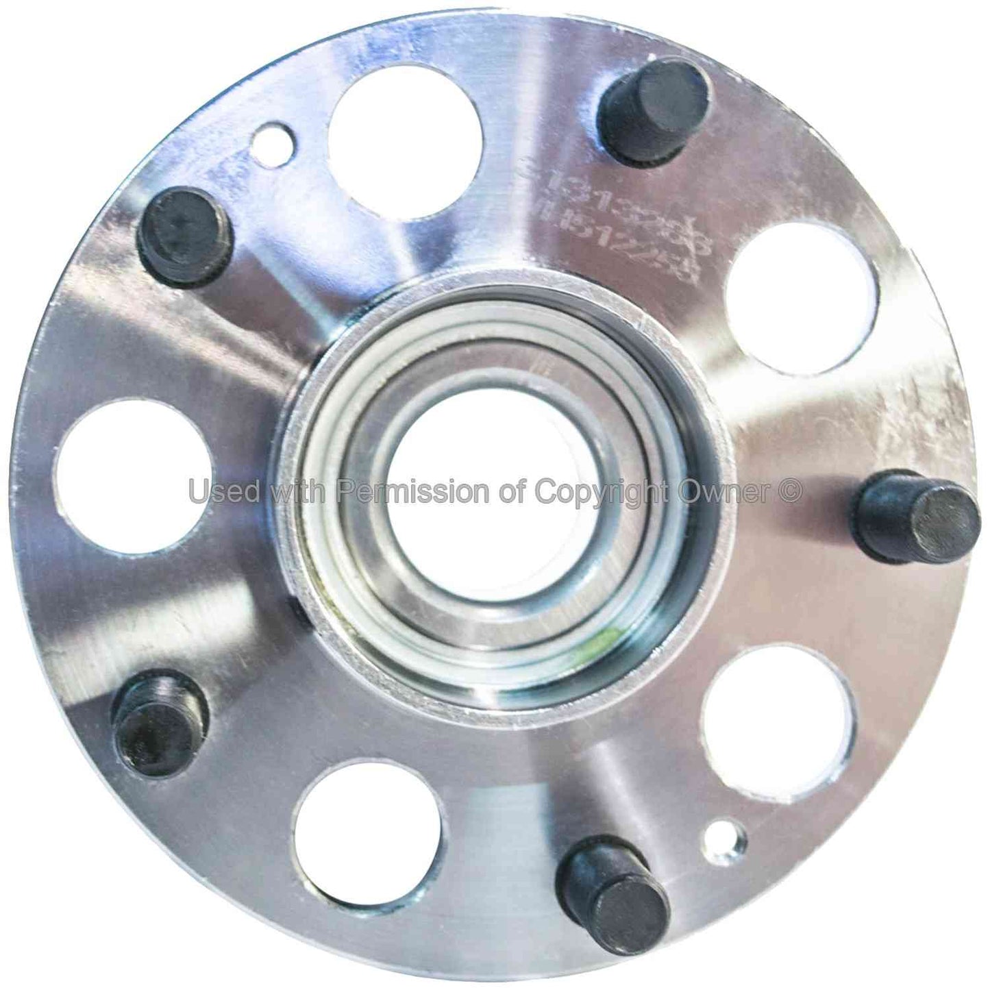 Front View of Rear Wheel Bearing and Hub Assembly MPA WH512255