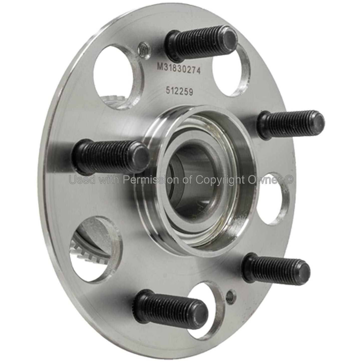 Angle View of Rear Wheel Bearing and Hub Assembly MPA WH512259