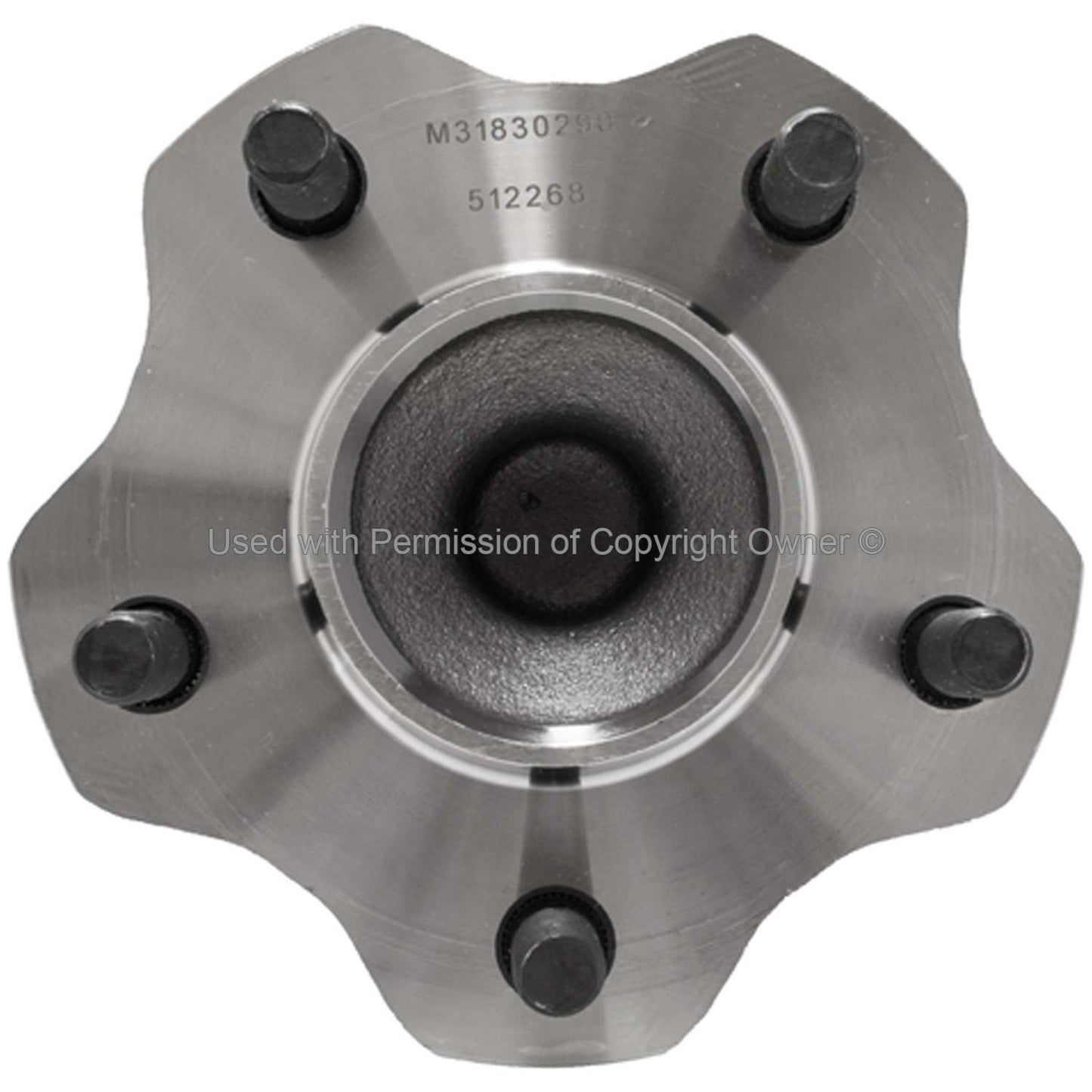 Front View of Rear Wheel Bearing and Hub Assembly MPA WH512268