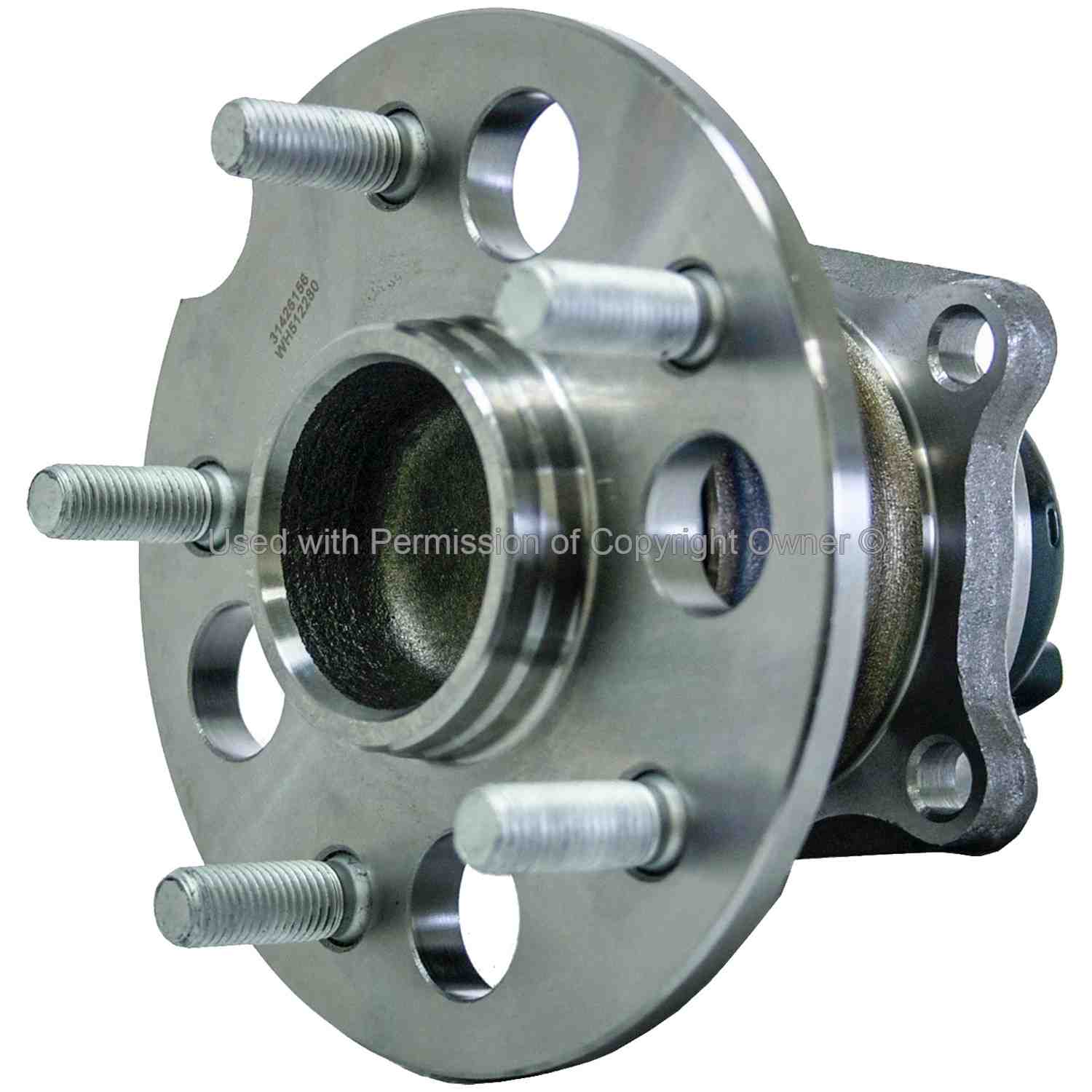 Angle View of Rear Wheel Bearing and Hub Assembly MPA WH512280