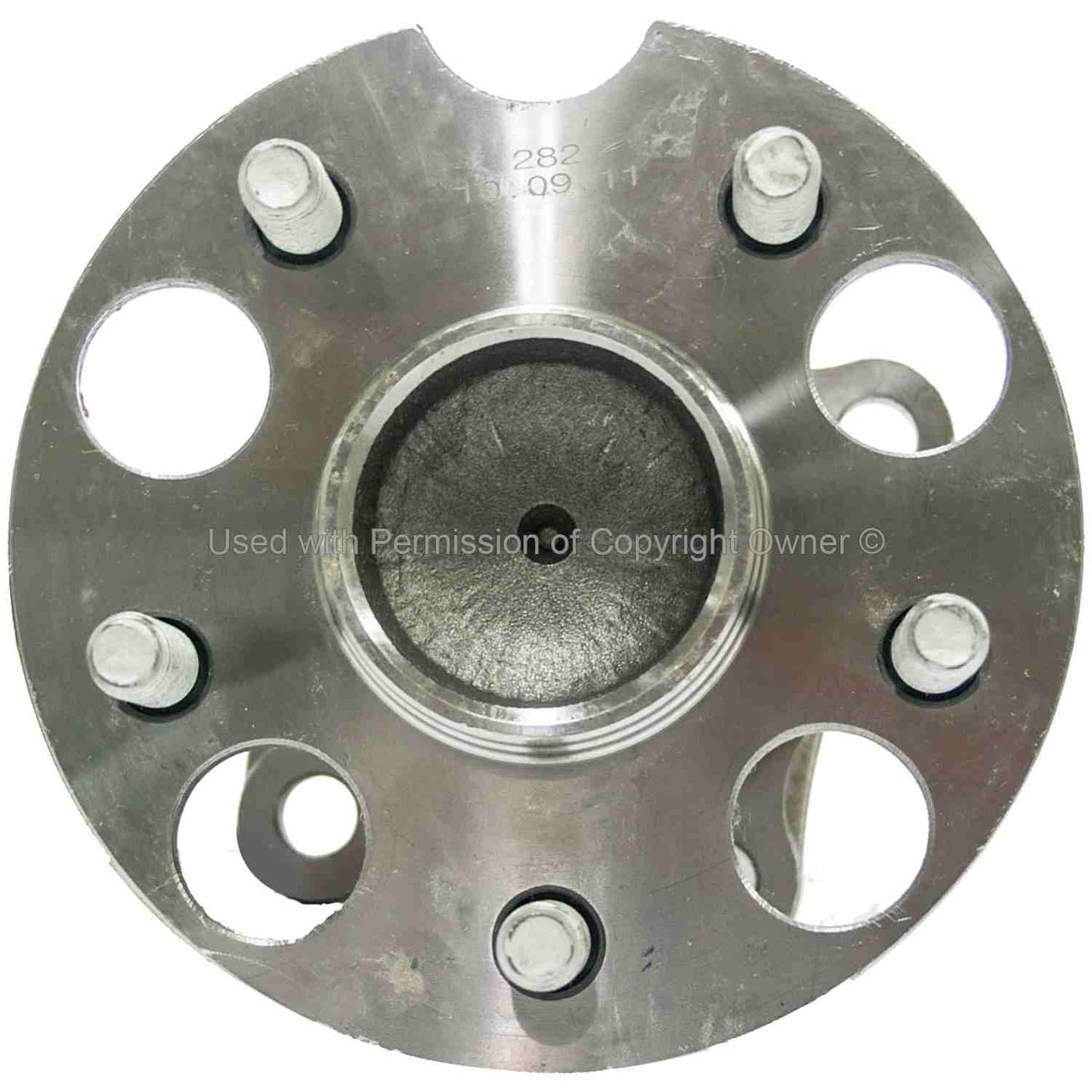 Front View of Rear Left Wheel Bearing and Hub Assembly MPA WH512282